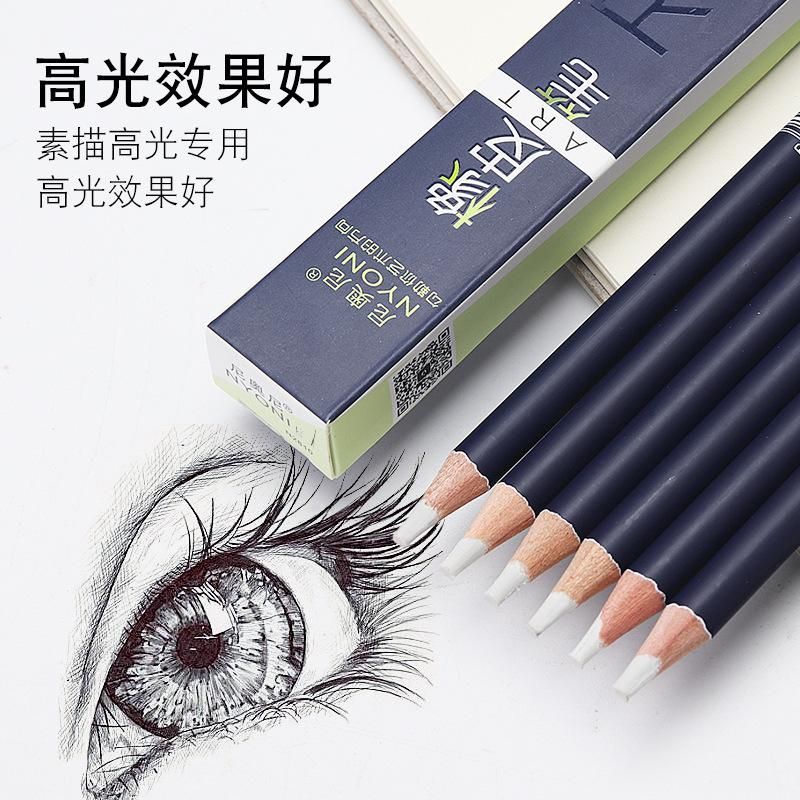 Nognigao Rubber Pen Soft Erasable Pen for Art Students Only Pencil Charcoal Pencil Eraser Pen-Shaped Professional Sketch