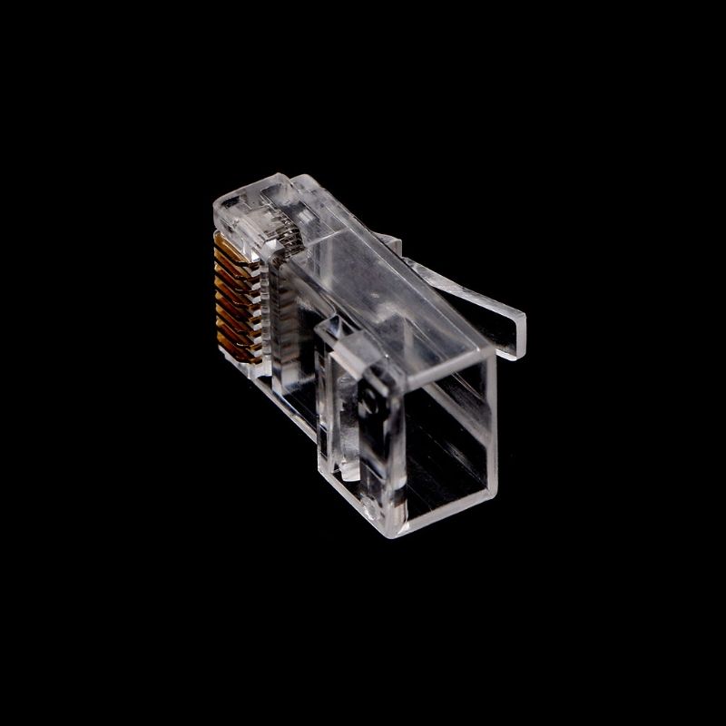 100Pcs RJ45 CAT6 8-Pin Modular Plugs UTP Unshielded Version
