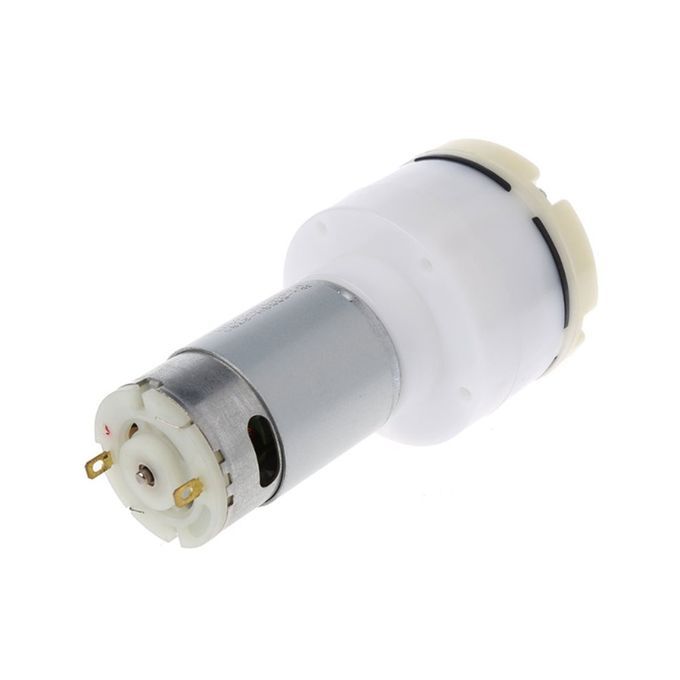 24V Diaphr  Va Uum Pump Mini Air Pump High Pressure Mi Ro Va Uum Pump-silver & White