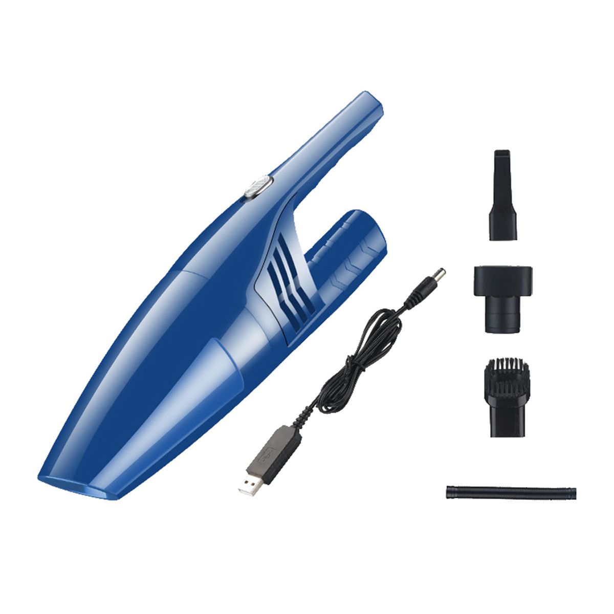 Car Home Vacuum Cleaner 4500PA Office USB Rechargeable Blue Wireless