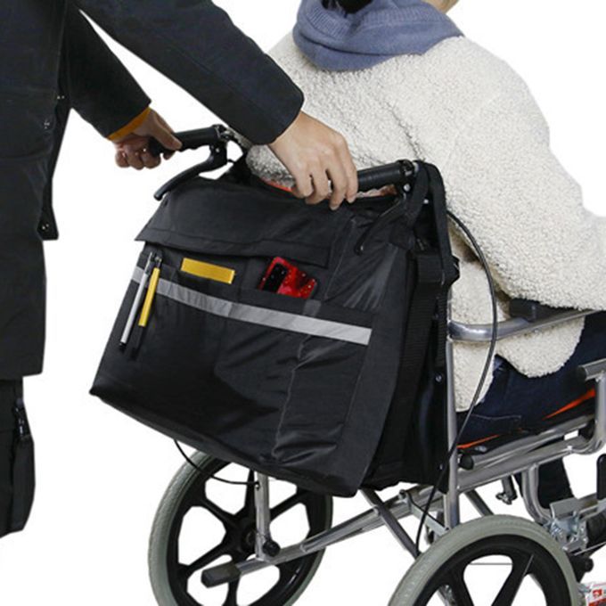 Wheelchair Bag Wheel Chair Mobility Scooter Storage Tote For Disabled