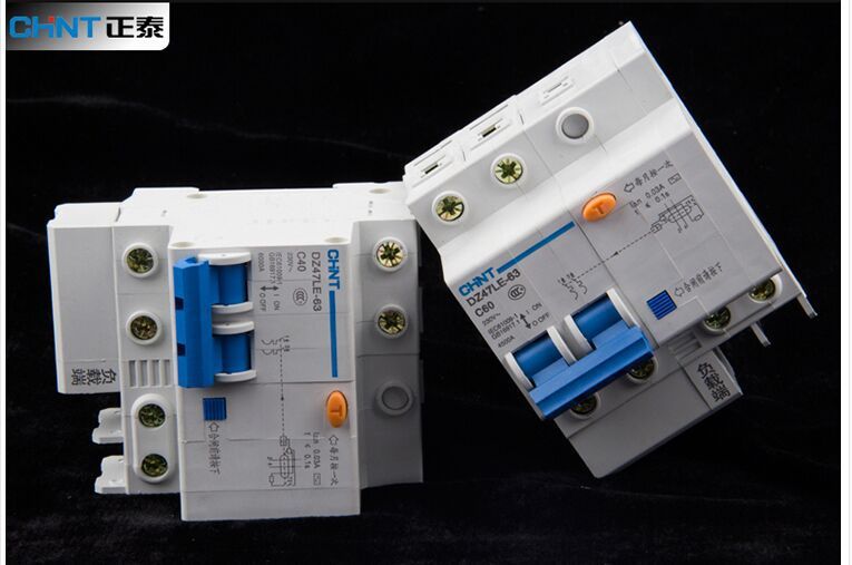C40 House 2P 25A Air Circuit DZ47LE-63 Switch Breaker 230V