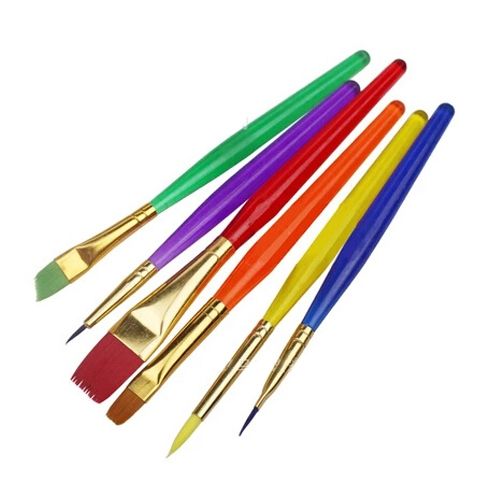 6 Pcs Cake Icing Decorating Painting Brush Fondant Dusting
