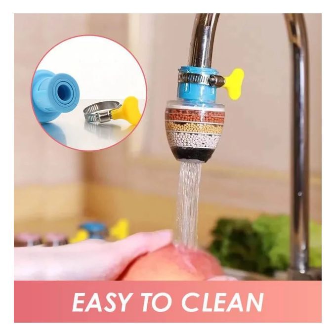Universal Household Tap Water Filter Purifier Six-layer Blue