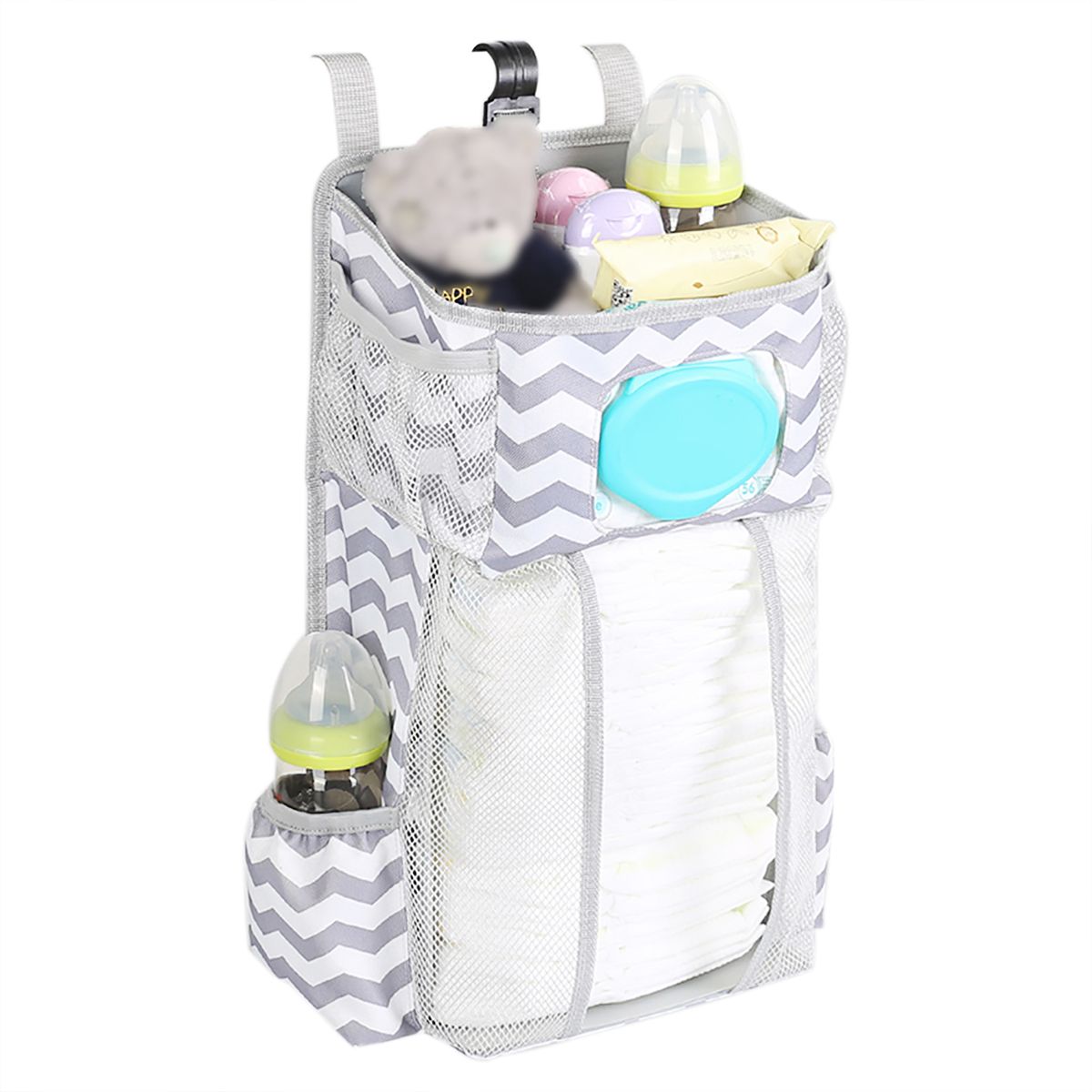 Hanging Diaper Caddy Organizer Baby Hanging Diaper Stacker
