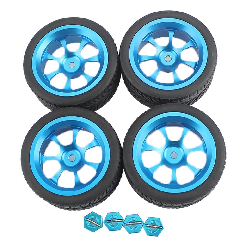12mm Wheel Hub Rubber Tire For WLtoys 144001 124018 124019 Crawler RC