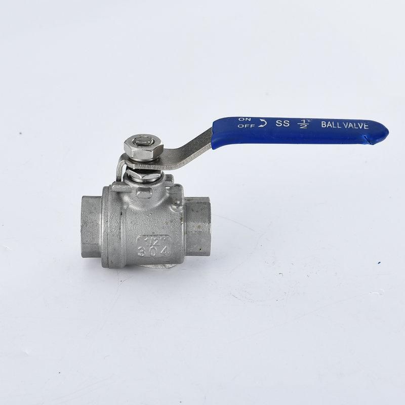 304 Stainless Steel Ball Valve Water Shift/2Pc Two-Piece Two-Piece Household Water Pipe Valve Ball Valve 4 Points 6 Points 1 Inch