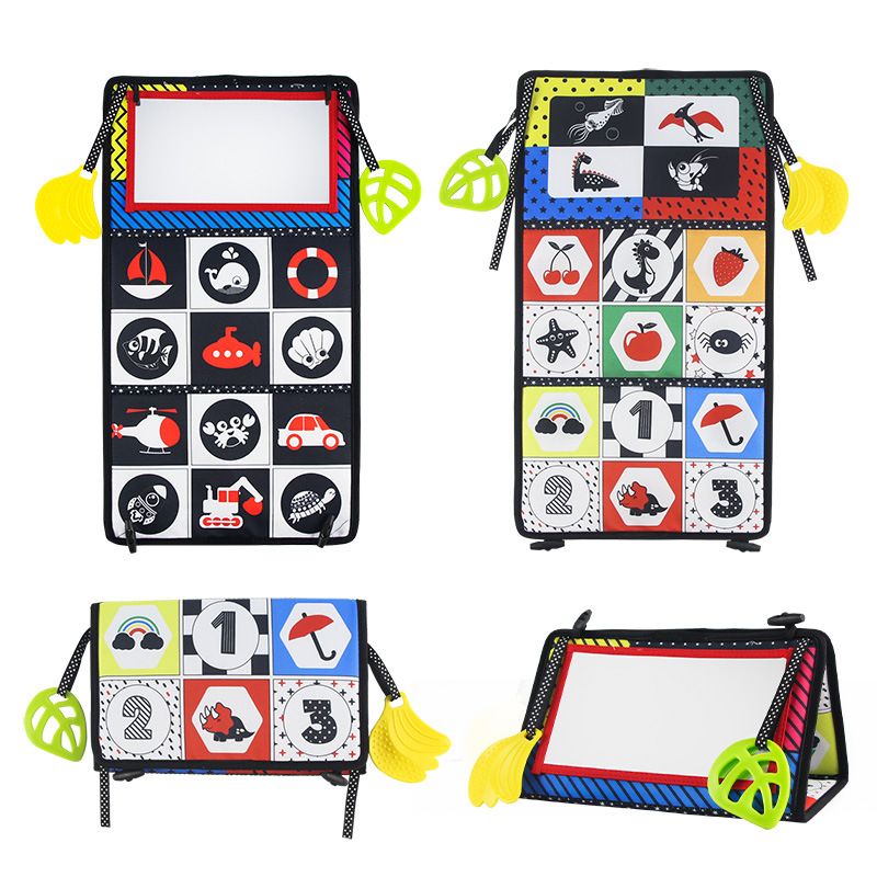 New Baby Haha Mirror Cloth Book Infants And Young Children
