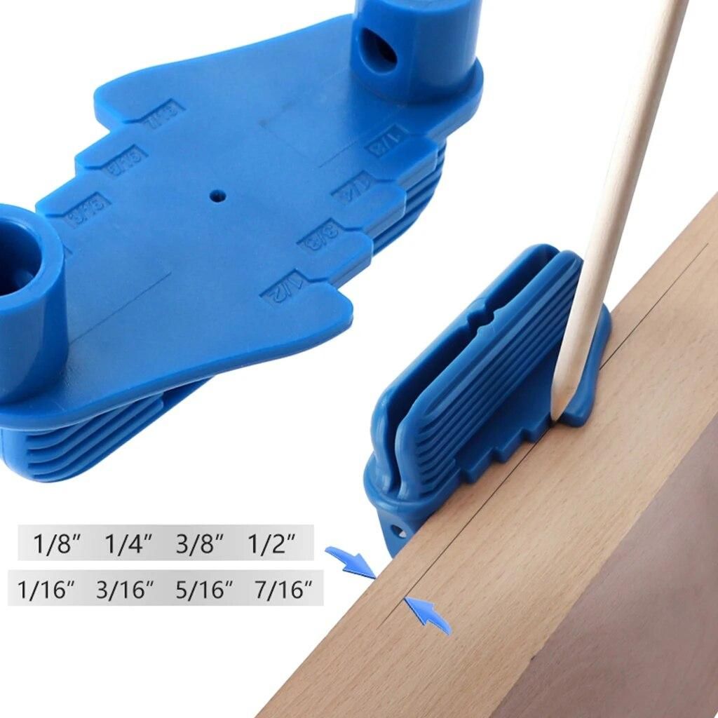 Woodworking Center Finder Line Scriber 64mm Marking Gauge With Magnet Center Offset Line Marking Woodworking Marking Tools