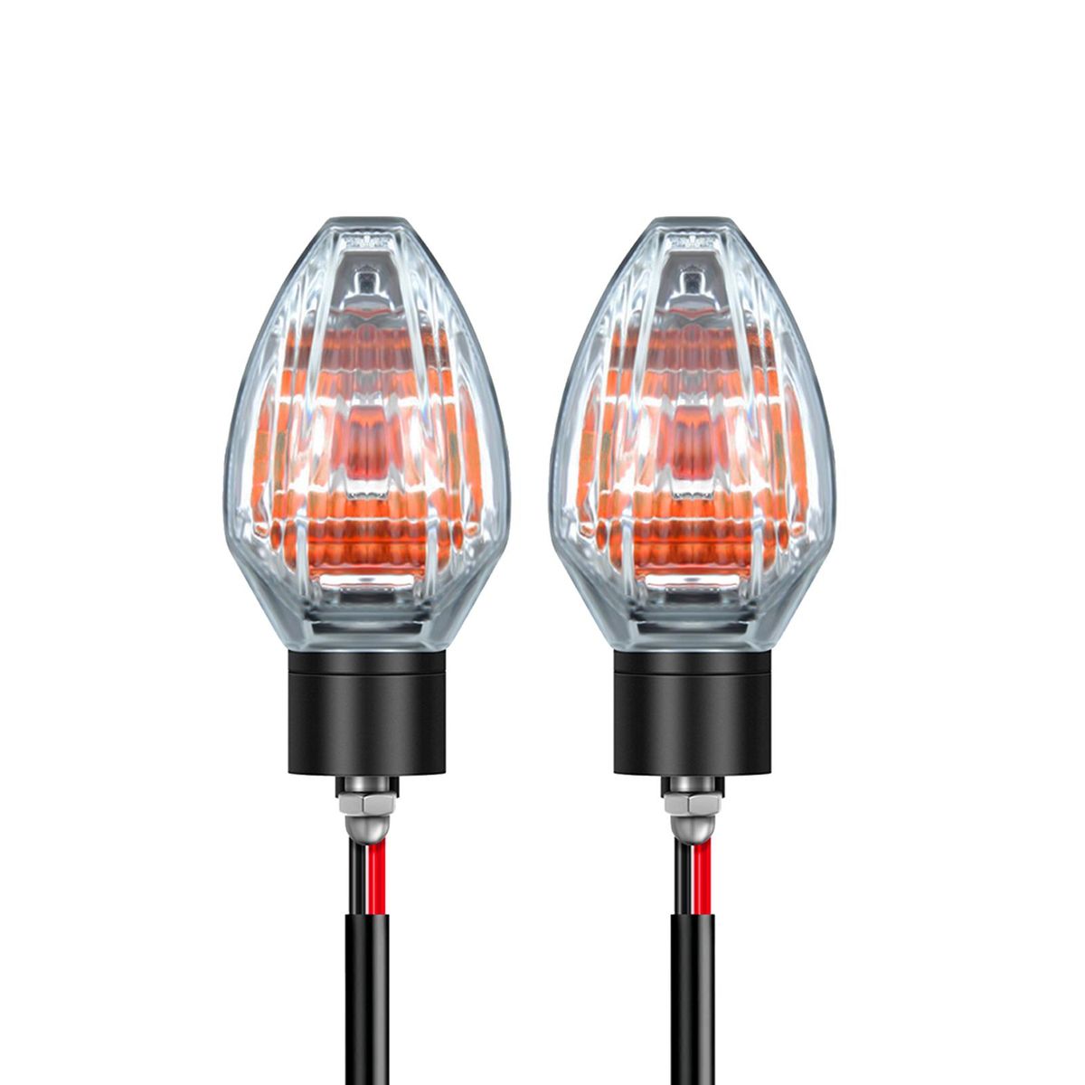 Motorcycle Rear Signal Light Rear Winker Lamp Replacement for HONDA Wave125/MSX125/RS150 OEM 33600-K73-M61 / 33650-K73-M61