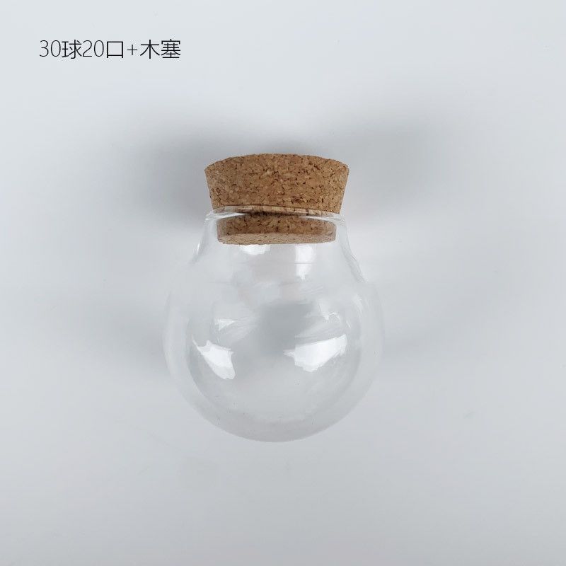 5/8/10X Decorative GlGlobe Dome With Cork Jars Cover-8pcs