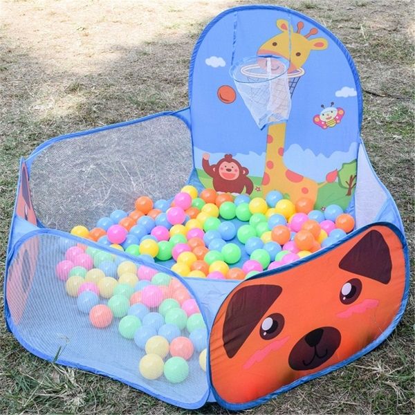 Children Foldable Cartoon Throwing Basketball Pool