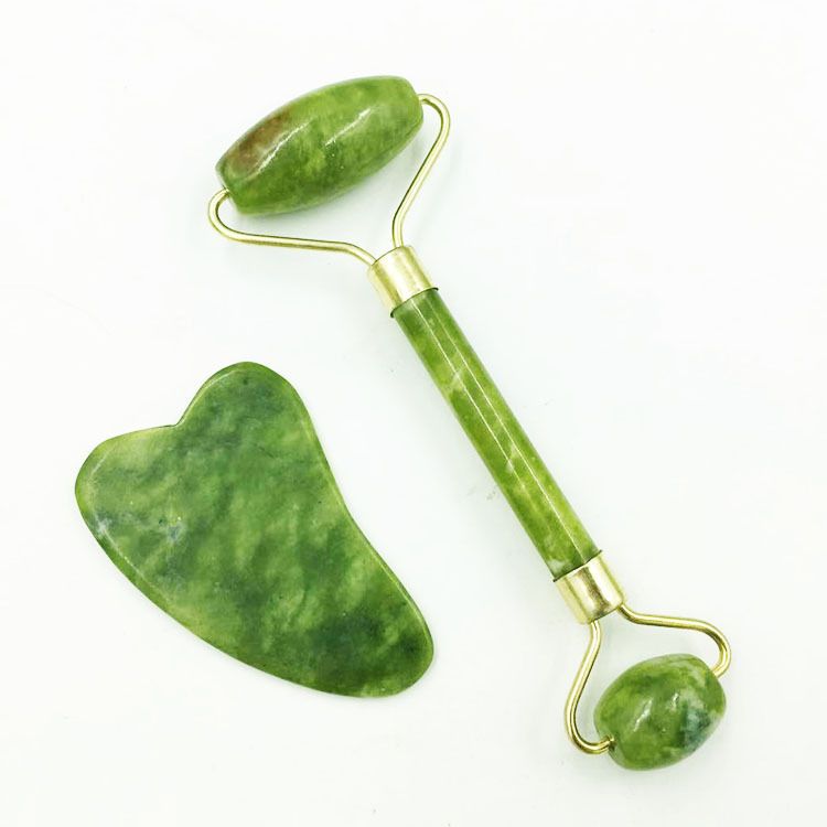 Face Roller Jade Facial Tool Gua Sha Scraping Plate