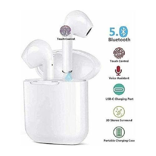 Bluetooth For Android And Iphone Earphones Earbuds Earpiece Hear Pods Headset 5.0 Airpods Wireless Earpod Headphones