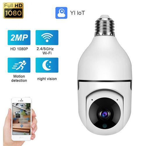 Wireless Light Bulb 1080P HD E27 WiFi IP PTZ Surveillance Camera