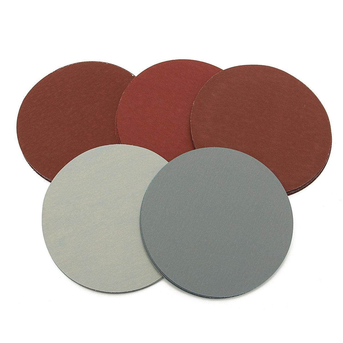 500X 5'' Round Grit 1000 1500 2000 2500 3000 Sanding Discs Hook Loop Sandpaper