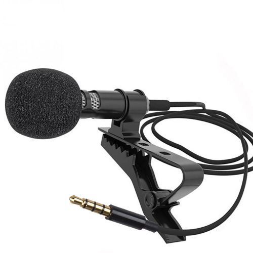 Mini Wireless Lavalier Microphone Lapel Condenser Mic