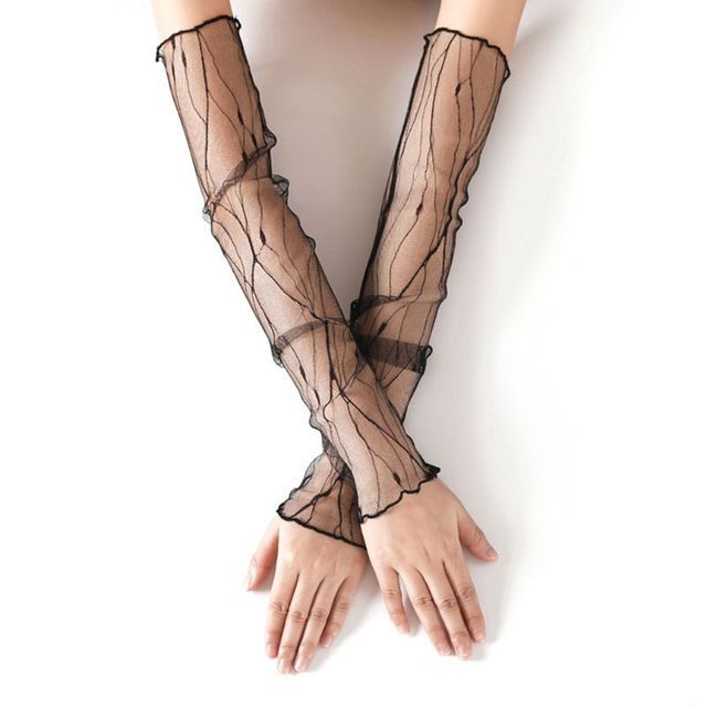 Women Women Girls Summer Elbow Length Uv Protection Long Gl