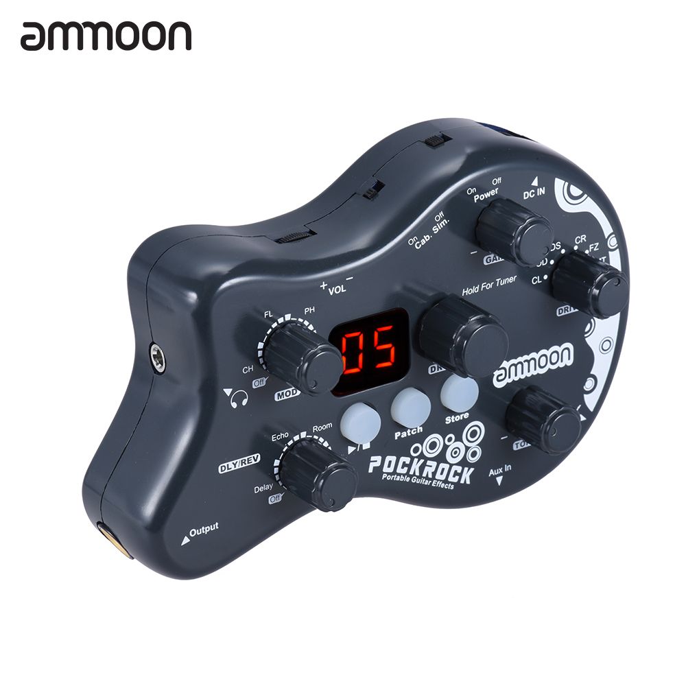 Ammoon PockRock Portable Guitar Multi-effects Processor