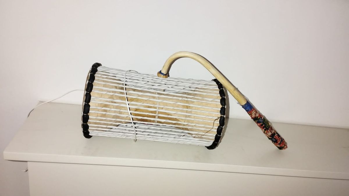 African Gangan Talking Drum With Beater