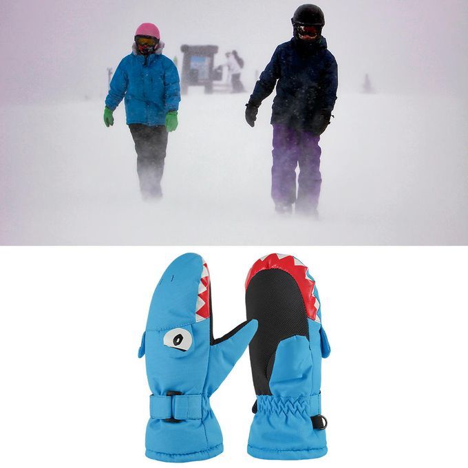 Winter Children  Soft Skin-delicate Kids' Warmer  Shark M