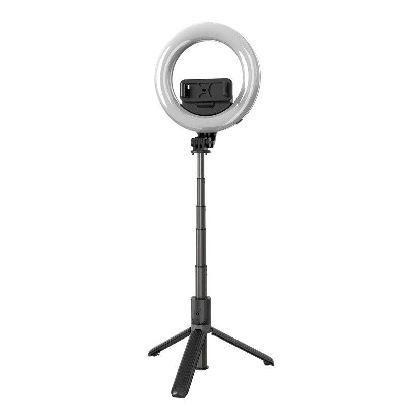 Wireless Bluetooth Selfie Stick Foldable Handheld Remote Shutter Tripod With 5inch LED Ring Photography Light For Android IOS