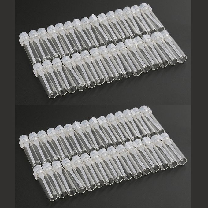60X Mini Clear  Sample Glass Bottles Empty  Essential Oil