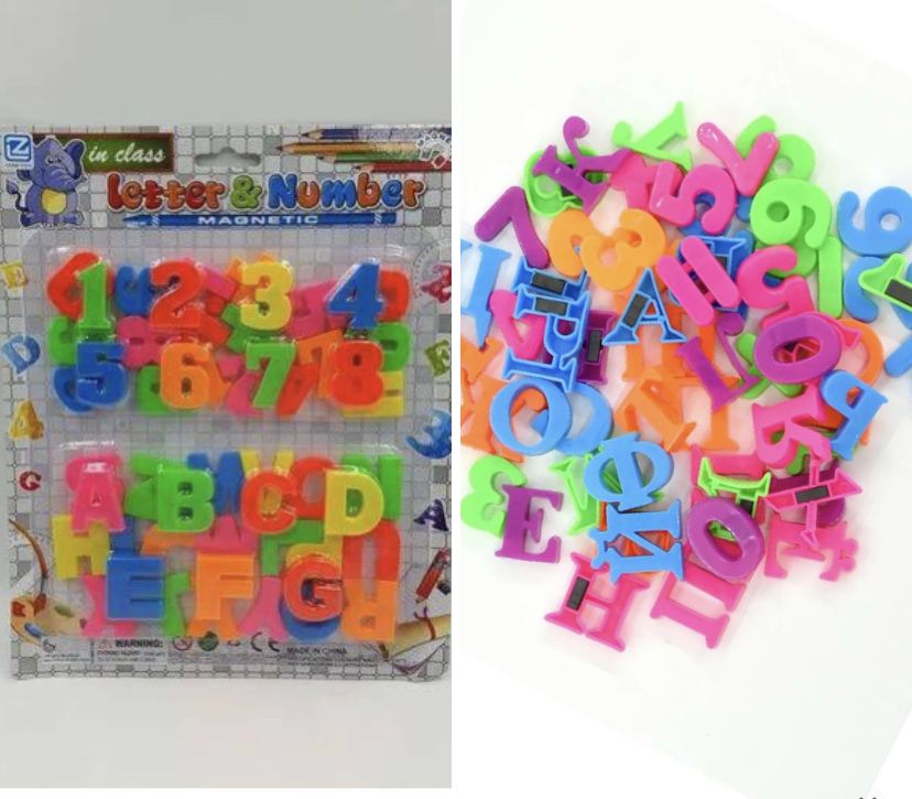Alphabet And Number Toys Magnetic Blocks For Refrigerator