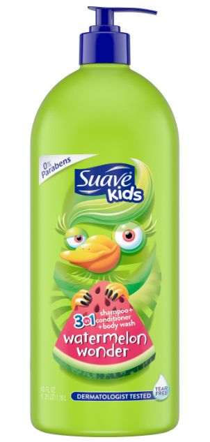 Kids Watermelon Wonder-1.18L, 3 In 1 Shampoo, Conditioner, Body Wash