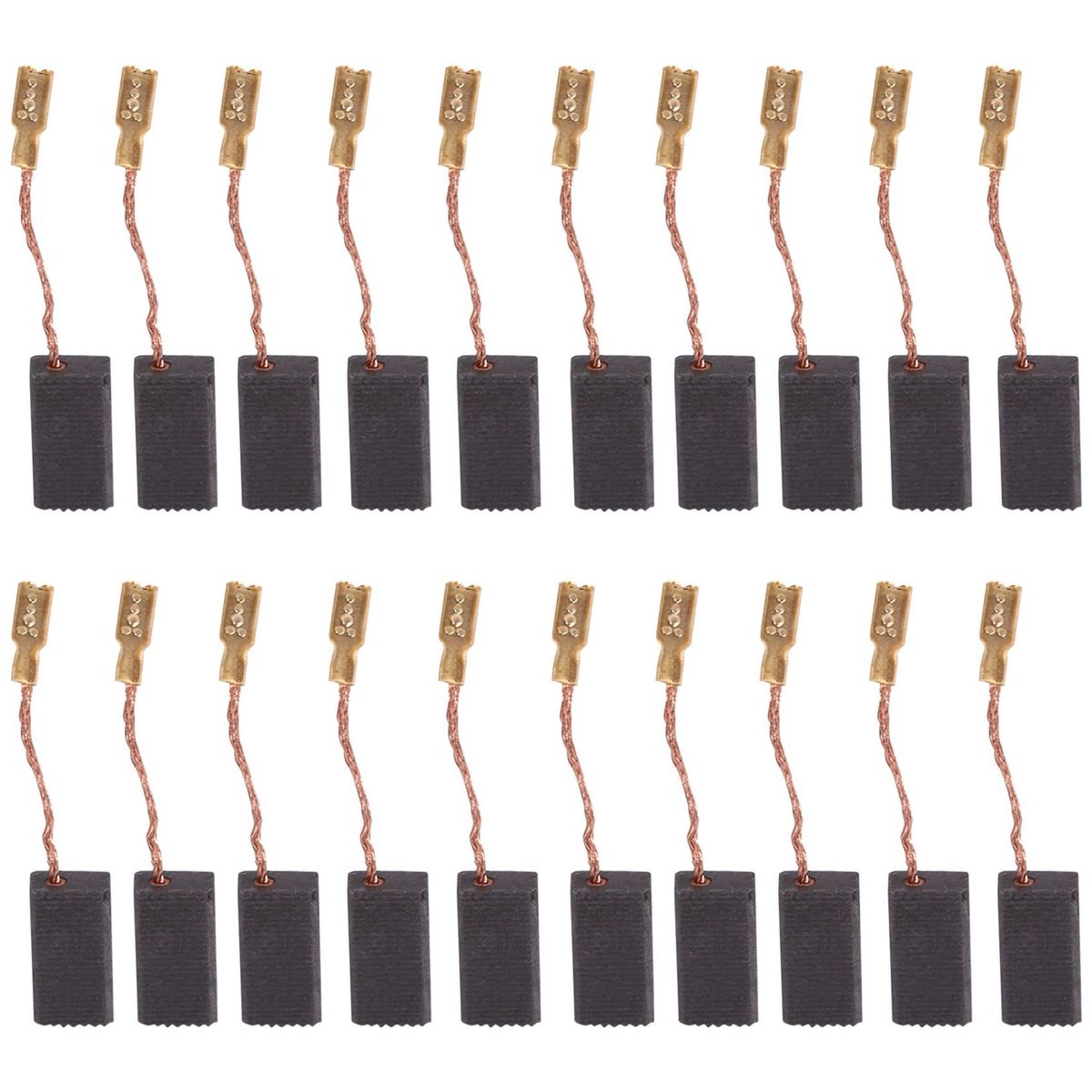 Carbon Brush 20Pcs Repable Great Carbon Brush for Electric Motor Drill 100 5816mm