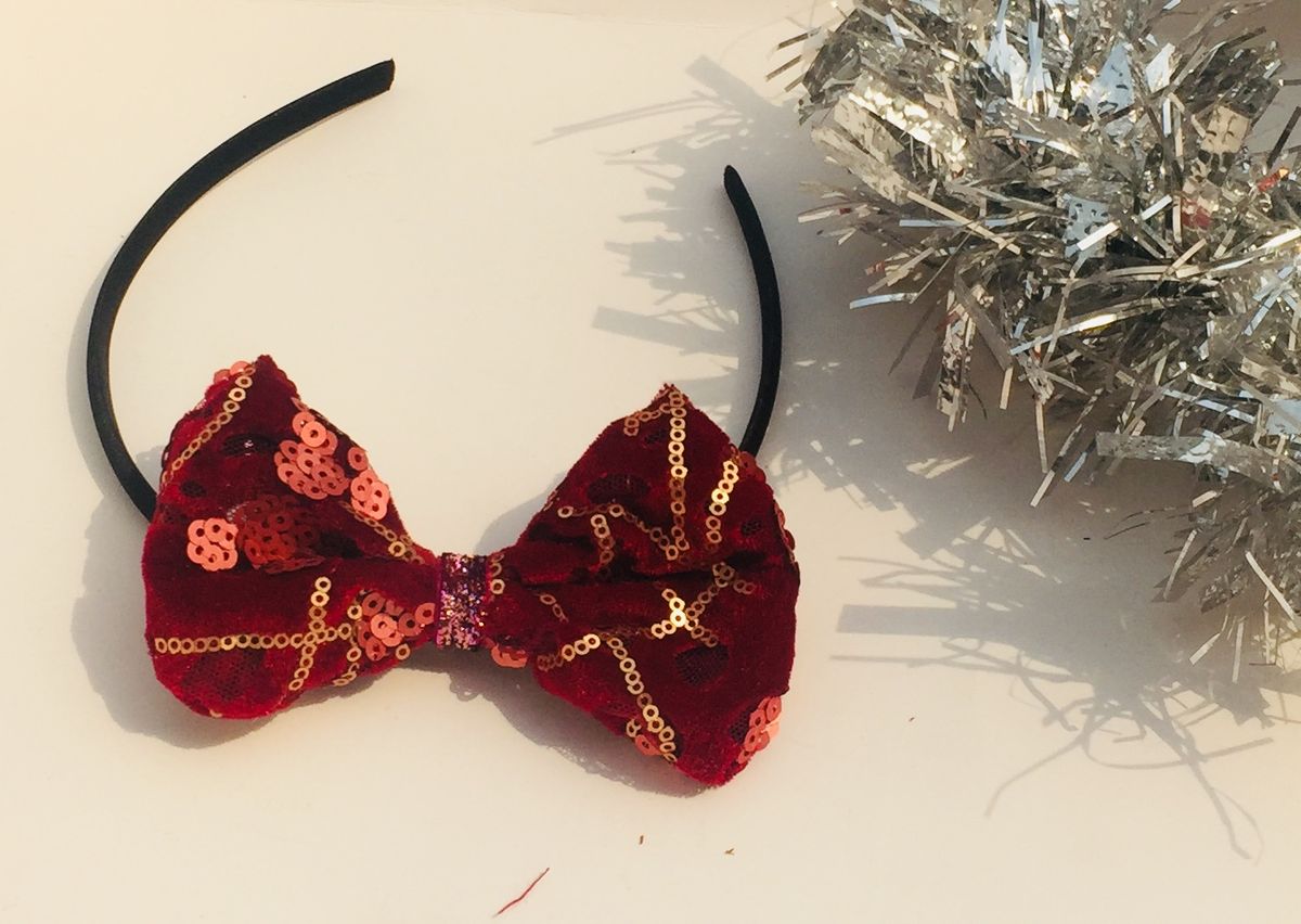 LADIES/GIRLS HAIR BAND HEADBAND- WINE