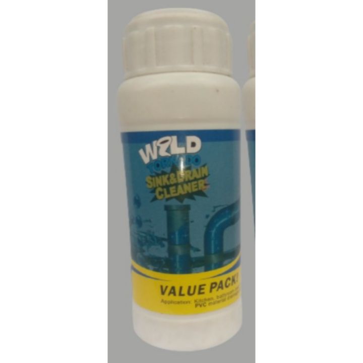 POWERFUL SINK AND DRAIN CLEANER. POWDERED CHEMICAL AGENT FOR KITCHEN SINK, TOILET PIPES,TUBS