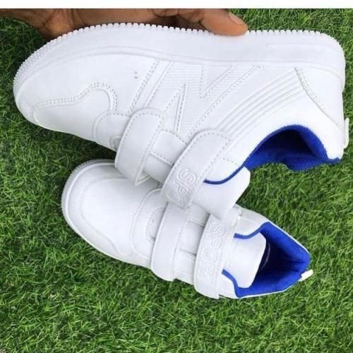 Unisex White Sneakers Children's Canvas