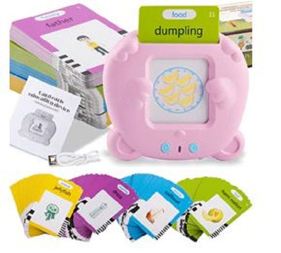 Kids Early Learning Vocab Talking Flash Cards - Rechargeable