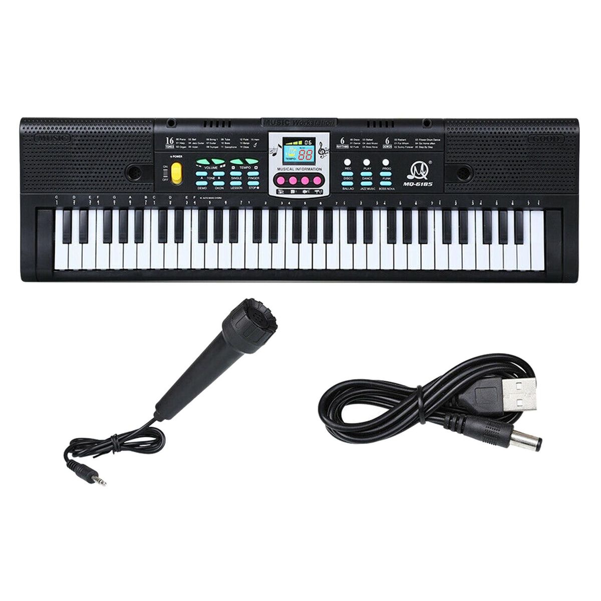 61 Keys Electronic Keyboard Digital   50x14cm