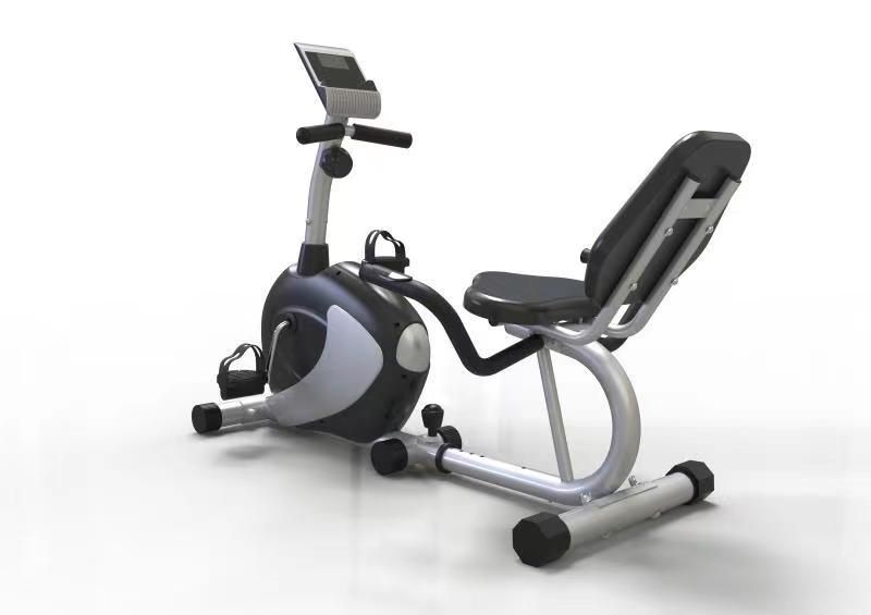 Semi-Commercial Stationary Recumbent Ergometer Exercise Bike
