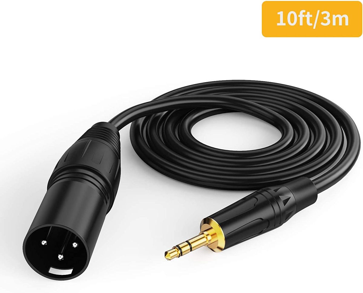 3.5mm Male To XLR Male Microphone Cable, XLR To 3.5mm Cable