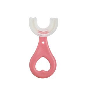 Kids Teeth Manual Brush U-Shape Oral Tooth Blue 6-12 Years