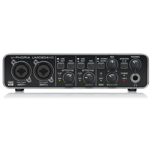 U-Phoria UMC204HD (USB Audio Interface)