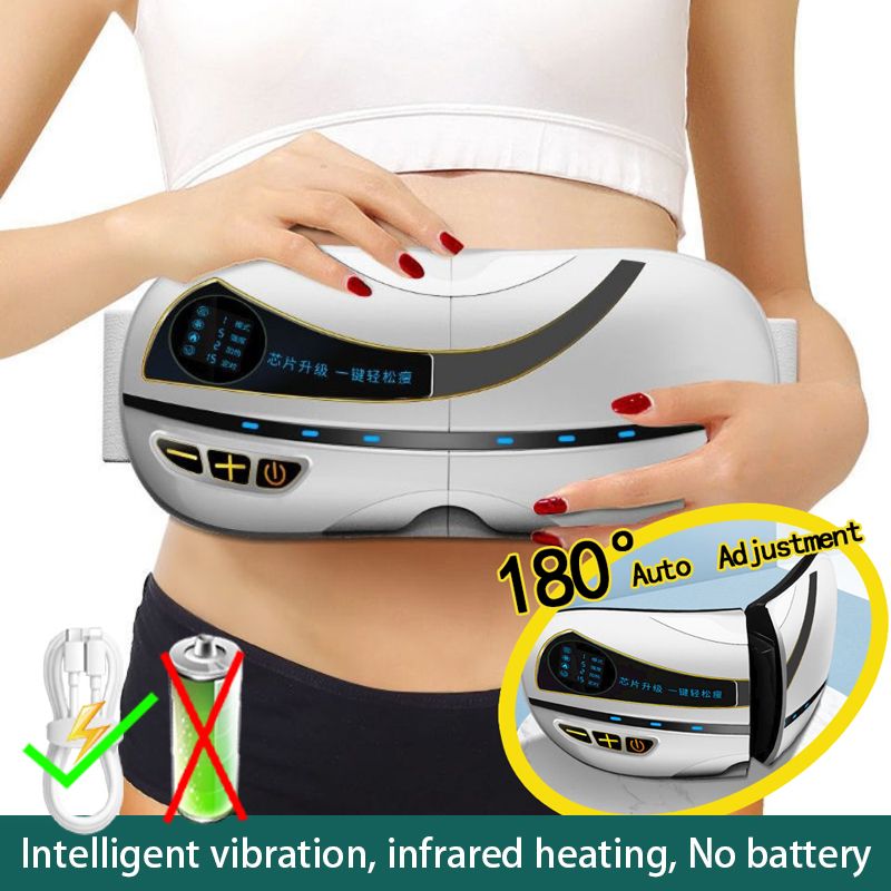 Slimming Machine Loss Weight Artifact Waist Trainer Stimulator Abdomen Reducer Home-New White 180