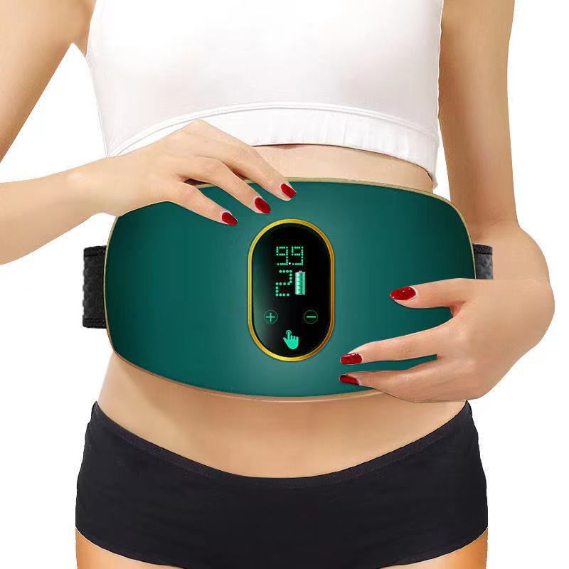 Slimming Machine Weight Loss Full Body Massager Back Lazy Fitness Exercise Equipment-Green 8 Speed