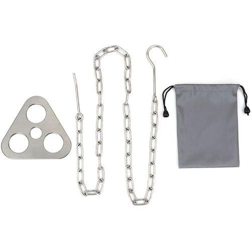 Outdoor Stainless Steel Triple-cornered Bonfire