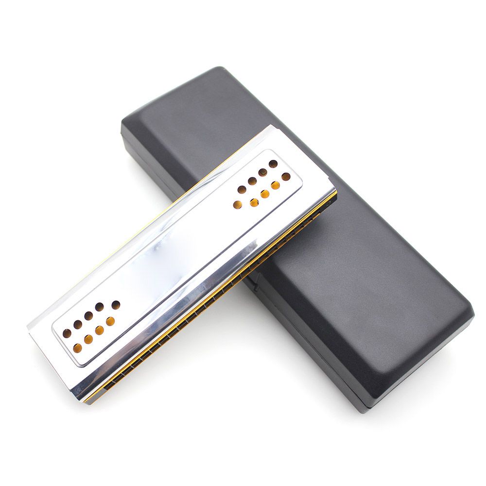 Swan 2-in-1 Dual-sided Tremolo Harmonica Mouth Organ Dural