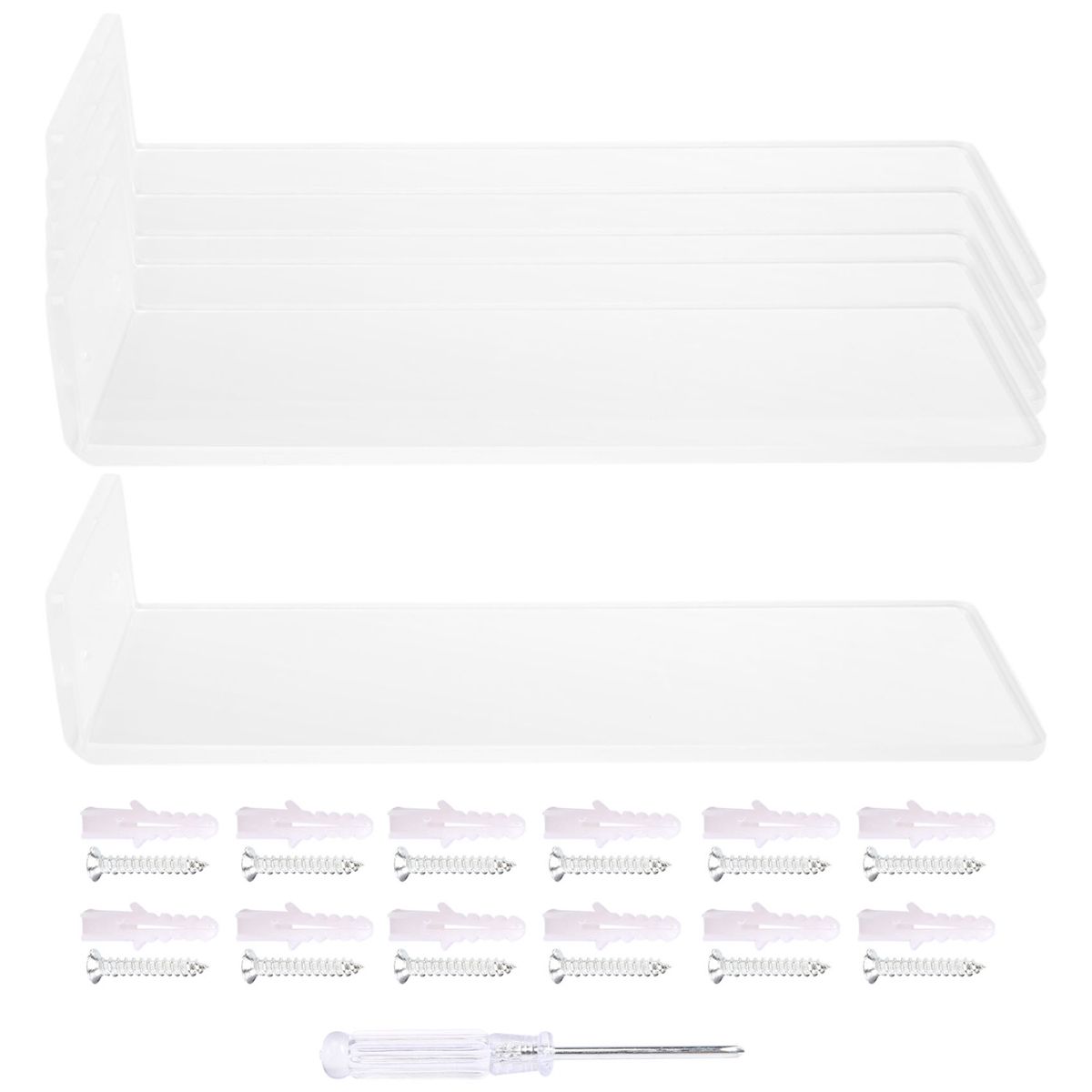 6 Pack Floating Shoe Display,Shelves Wall Mount Levitating S