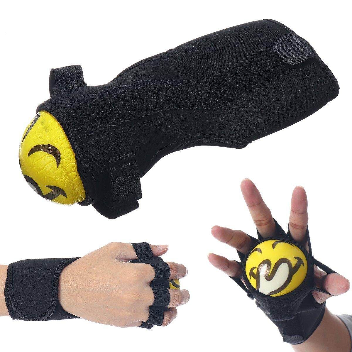 Hand Finger Rehabilitation Grip Ball Wrist Splint Brace Stroke Exercise