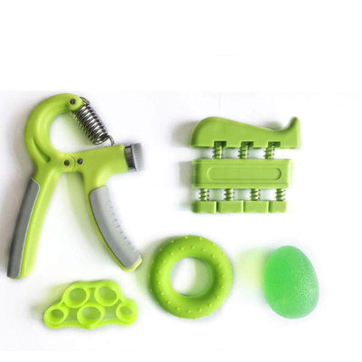 GD603 Adjustable Fitness Hand Grips Finger Set Exercise Tools Blue/Green/Orange/Black Green (green)