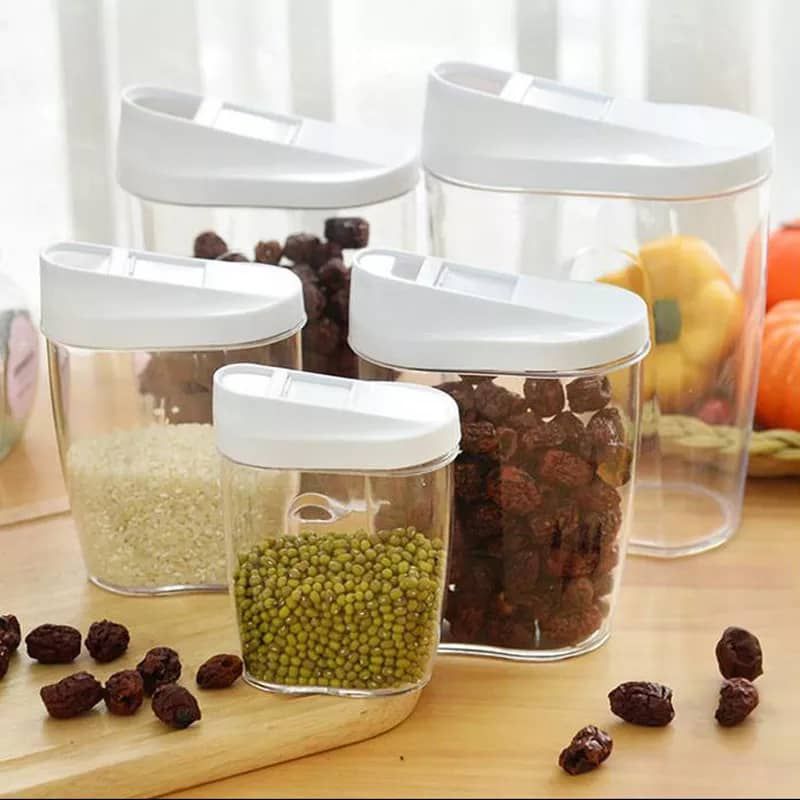 5 Set Plastic Storage Container (Consist Of 5 Containers)