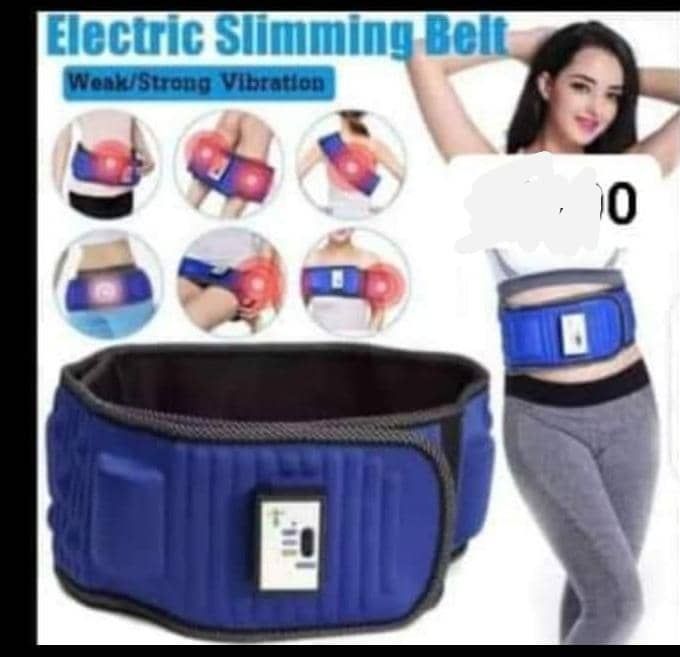 Unisex 5X Super Slim Abdomen Fat Burning Vibration Slimming Belts