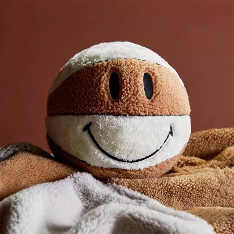 Basketball Plush Toys 32cm Smile Ball Stuffed Dolls Boy Children Soft Toy Soft Pillow for Kids Birthday Gift Home Decoration