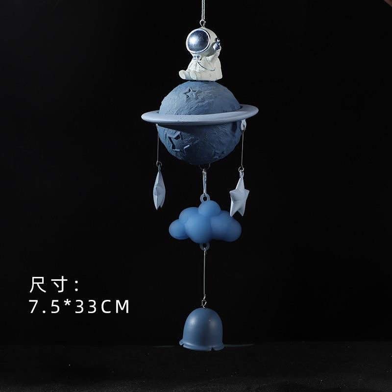 Galaxy Astronaut Creative Home Desktop Decoration Wholesale Small Lamp Living Room Decoration Graduation Gift Holiday Gift Blue Galaxy Wind Chimes Astronaut series